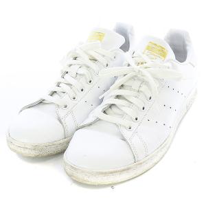 adidas Originals STAN SMITH FD スタンスミス スニーカー シューズ ローカット レザー US9.5 26.5cm ホワイト ゴールド