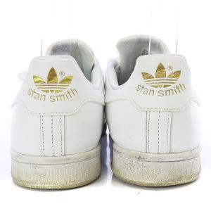adidas Originals STAN SMITH FD スタンスミス スニーカー シューズ ローカット レザー US9.5 26.5cm ホワイト ゴールド
