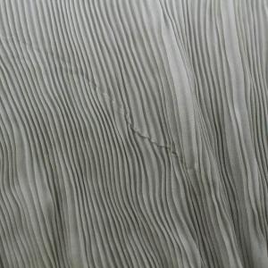 GIORGIO ARMANI ストール マフラー プリーツ シルク イタリア製 緑 グリーン