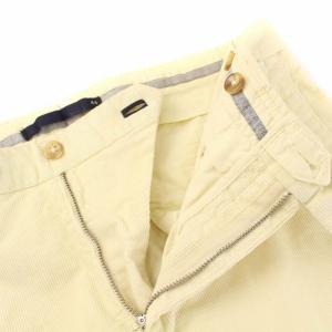 INCOTEX SLOWEAR コーデュロイパンツ スラックス ジップフライ 44 ホワイト