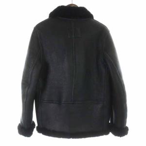 Schott RHC Ron Herman別注 B-6 ムートンジャケット 羊革 XS 黒