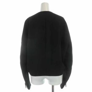 ENFOLD 21SS ダブルクロス ショートジャケット ビッグボタン 38 ブラック