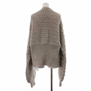 Plage SEEALL 22SS BALOON SL カーディガン 長袖 コットン F ベージュ