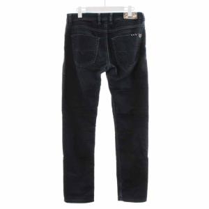 DIESEL Denim+sweat pants REBOOT-BLACK-TEPPHAR デニムパンツ ジーンズ ジップフライ 28 L