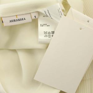 AKIRANAKA 22AW TIIA チュールスリーブス プルオーバー シースルー プリーツ 1 アイボリー