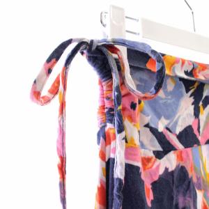 Patagonia フレアスカート ひざ丈 総柄 リボン S マルチカラー