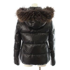 DUVETICA Adhara ダウンジャケット ナイロン ラクーンファー 2way 40 ブラック