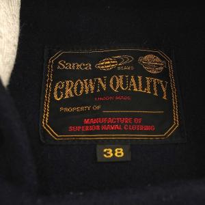 BEAMS Sanca ダッフルコート ショート丈 ウール 38 ネイビー