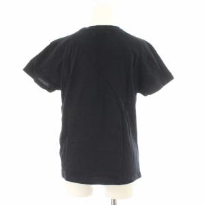 A.P.C. Tシャツ カットソー クルーネック ロゴ 半袖 XS 黒 ブラック