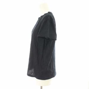 A.P.C. Tシャツ カットソー クルーネック ロゴ 半袖 XS 黒 ブラック