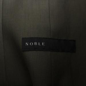 Noble 22SS フロントオープンIラインスカート ロング タイト 36 カーキ