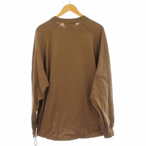 REMI RELIEF 16天竺ポケットロングTシャツ カットソー ロンT 長袖 L ベージュ