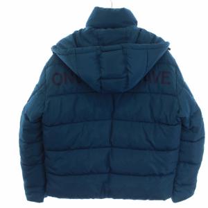 DIESEL W-SMITH-YA-WH JACKET ジャケット 中綿 フード M ターコイズ