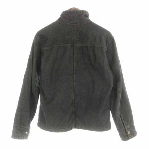 HUNTING WORLD デニムジャケット ハイネック スタンドカラー ジップアップ ポケット 42 L 紺 ネイビー
