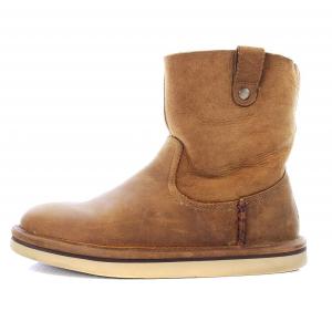 UGG australia Sequoia ショートブーツ ムートン ボア スエード US7 ブラウン