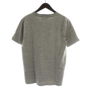 REMI RELIEF Tシャツ カットソー 半袖 ヘンリーネック コットン XL グレー