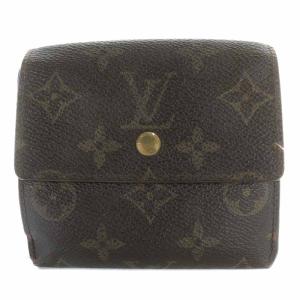 ポルトフォイユ エリーズ モノグラム 財布 三つ折り Wホック 茶 ブラウン M61654