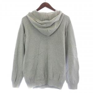 adidas Originals パーカー ニット プルオーバー 長袖 ロゴ M グレー ホワイト