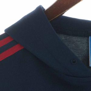 adidas Originals トラックジャケット パーカー ジップアップ ロゴ スリーライン 長袖 M 紺 ネイビー