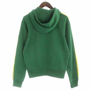 adidas Originals トラックジャケット パーカー ジップアップ スリーライン ロゴプリント 長袖 M グリーン