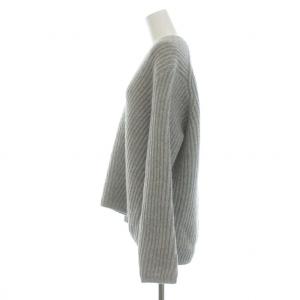 Acne Studios DEBORAH L-WOOL ニット セーター Vネック 長袖 リブ編み ウール XS グレー