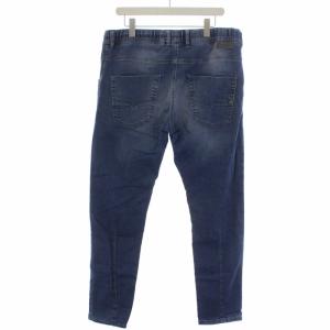 DIESEL KROOLEY-NE デニムパンツ ジーンズ ジップフライ スウェット USED加工 34 M インディゴ