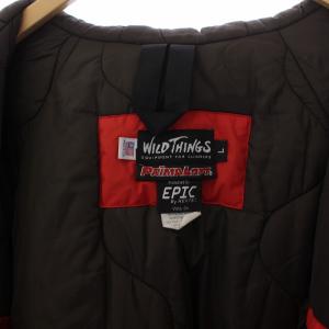 WILDTHINGS EPIC プリマロフト フーテッド中綿ジャケット ジップアップ USA製 レッド