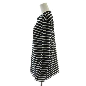 Deuxieme Classe 21AW COCO Stripe Tシャツ No5 カットソー 長袖 ボーダー 黒 ブラック 白 ホワイト 21070500712130