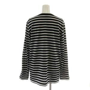 Deuxieme Classe 21AW COCO Stripe Tシャツ No5 カットソー 長袖 ボーダー 黒 ブラック 白 ホワイト 21070500712130