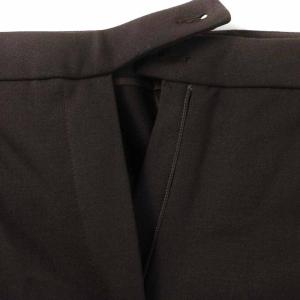 PRADA スラックスパンツ テーパードパンツ ロング ウール 42 ブラウン