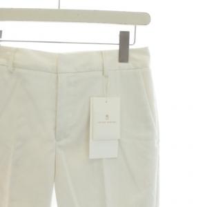 UNITED ARROWS スラックス テーパードパンツ センタープレス タグ付き 38 オフホワイト