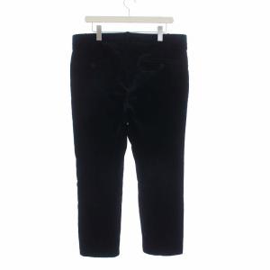 HERMES 近年モデル ベロアパンツ ストレート 紺 ダークネイビー