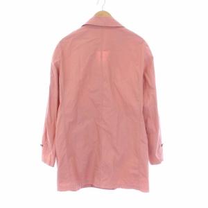 Papas チェスターコート スプリングコート アウター ミドル ピンク