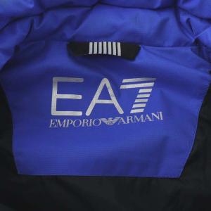 EMPORIO ARMANI 中綿ベスト ジップアップ XL ブルー