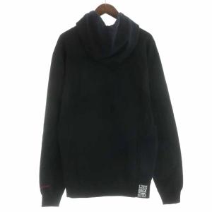 Back Channel パーカー プルオーバー コットン ロゴ プリント 長袖 XL ブラック