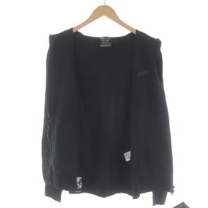 Back Channel CORDURA FULLZIP PARKA ジャケット ジップアップ フード ロゴ L ブラック