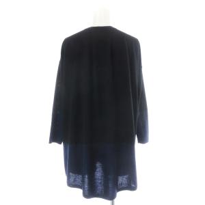 JIL SANDER NAVY カーディガン ニット 薄手 長袖 ウール M 黒 紺 ネイビー ブラック