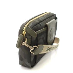 HUNTING WORLD ショルダーバッグ ワンショルダー ポシェット カモフラ ロゴ カーキ