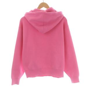 TOMORROWLAND キャバン CABaN 19AW コットンカシミヤ プルオーバーパーカ スウェット ニット 長袖 フード S ピンク 59-02-94-02001