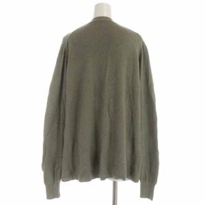 Christophe Lemaire ニットカーディガン カシミヤ 長袖 XS カーキ
