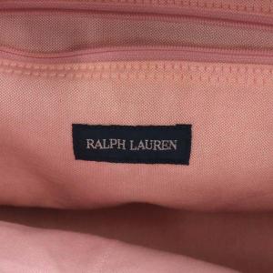 RALPH LAUREN ボストンバッグ ハンドバッグ ロゴ ナイロン 紺 ネイビー