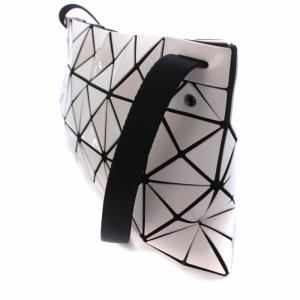 BAOBAO ISSEY MIYAKE LUCENT ショルダーバッグ ジオメトリックパネル 総柄 ピンク 黒