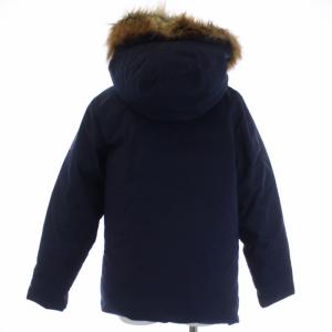 Columbia OMNI-TECH トレジャードームジャケット ダウンジャケット ジップアップ フード M ネイビー