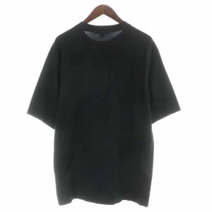 Y-3 ヨウジヤマモト ARTWORK STP SS TEE Tシャツ カットソー コットン ロゴパッチワーク 半袖 M 黒 ブラック