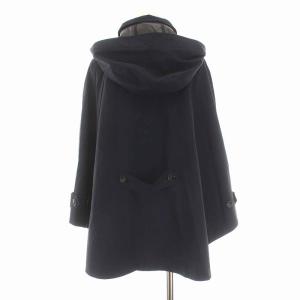 WOOLRICH ポンチョ ジャケット コート フード付き XS ネイビー