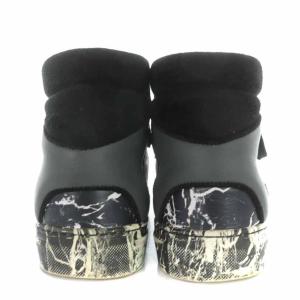 BALENCIAGA Terrazzo Marble Print Sneakers スニーカー ハイカット マーブル柄 切替 39 26cm 黒