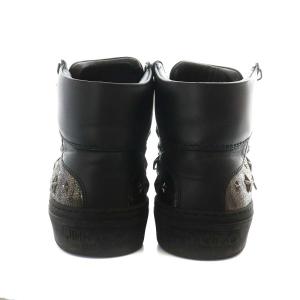 JIMMY CHOO ARGYLE スタースタッズ ガンメタル メタリックミックス スニーカー レザー 41