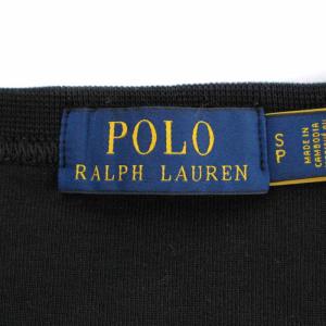 POLO RALPH LAUREN スウェット トレーナー 長袖 刺繍 S 黒 ブラック