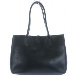 Longchamp ロゾ トートバッグ レザー 黒 ブラック
