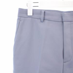 EVERYDAY I LIKE 21SS Cropped パンツ スラックス クロップド ジップフライ 38 M 水色 21-030-500-8040-1-0